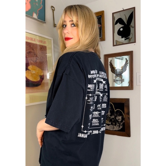 Vintage 2000’s Florida Motorcycle Expo • Bike Builders Black Tee Shirt - 2XL - Picture 2 of 6